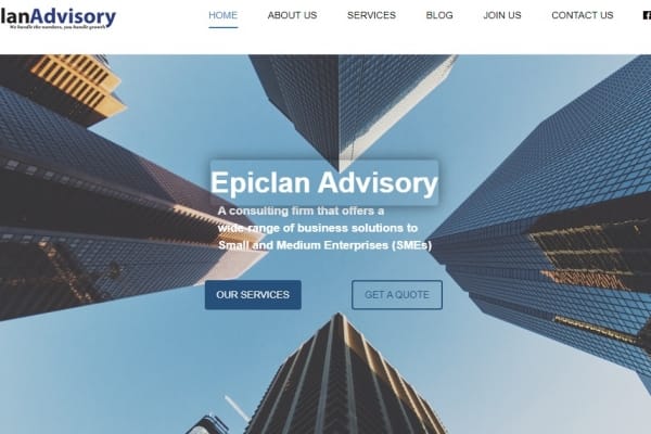 Accounting and consulting firm web designers in kenya kevsam solutions