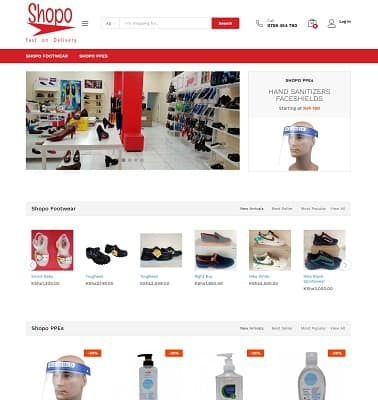 ecommerce website designer Kenya